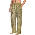 thumbnail image 2 of Daiia Vintage Map Women's Sleep Pant with Pockets and Drawstring,Pajama Pants-XX-Large, 2 of 9