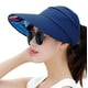 thumbnail image 1 of HINDAWI Sombreros de sol para mujer de ala ancha protección UV sombrero de sol verano playa plegable visera, 1 of 1