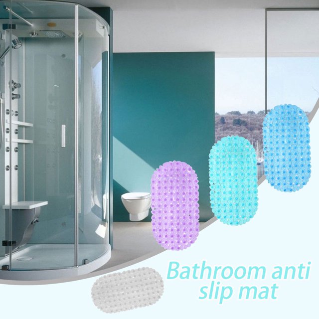 VONKY Non Slip Bathroom Mat With Suction Cups Comfortable And Reliable Shower Rooms Green