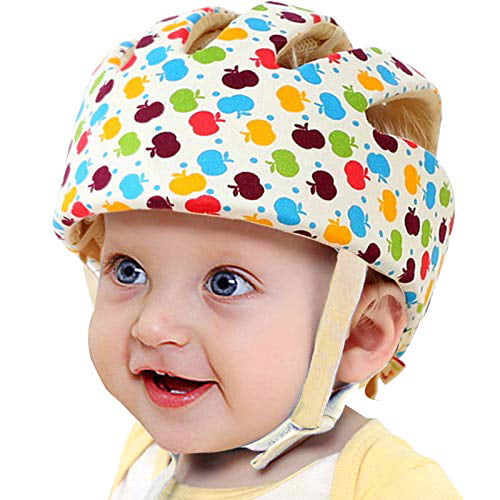 Infant Baby Safety Helmet IULONEE Toddler Adjustable Protective Cap Colorful Children Safety Headguard Harnesses Protection Hat for Running Walking Crawling Safety Helmet for Kids