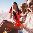 thumbnail image 6 of Neoprene Beer Bottle Cooler Sleeve With with Stitched Fabric Edges,Zipper Bottle Jackets, Keeps Beer Cold and Hands Warm For 330ml Standard Beer Bottles Outdoor Party Red, 6 of 7