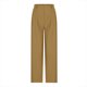 thumbnail image 4 of Pantalones de mujer de cintura alta, de color liso, de pana, con abertura en el bajo. Pantalones informales con bolsillos, lavables a máquina., 4 of 6