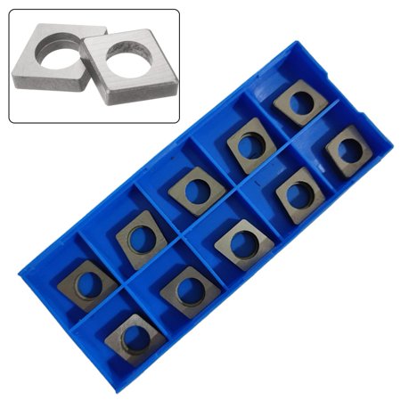 

BCLONG 10pcs MC1604 Carbide Inserts Pad For Turning Tool Holder CNC Metal Lathe Tool