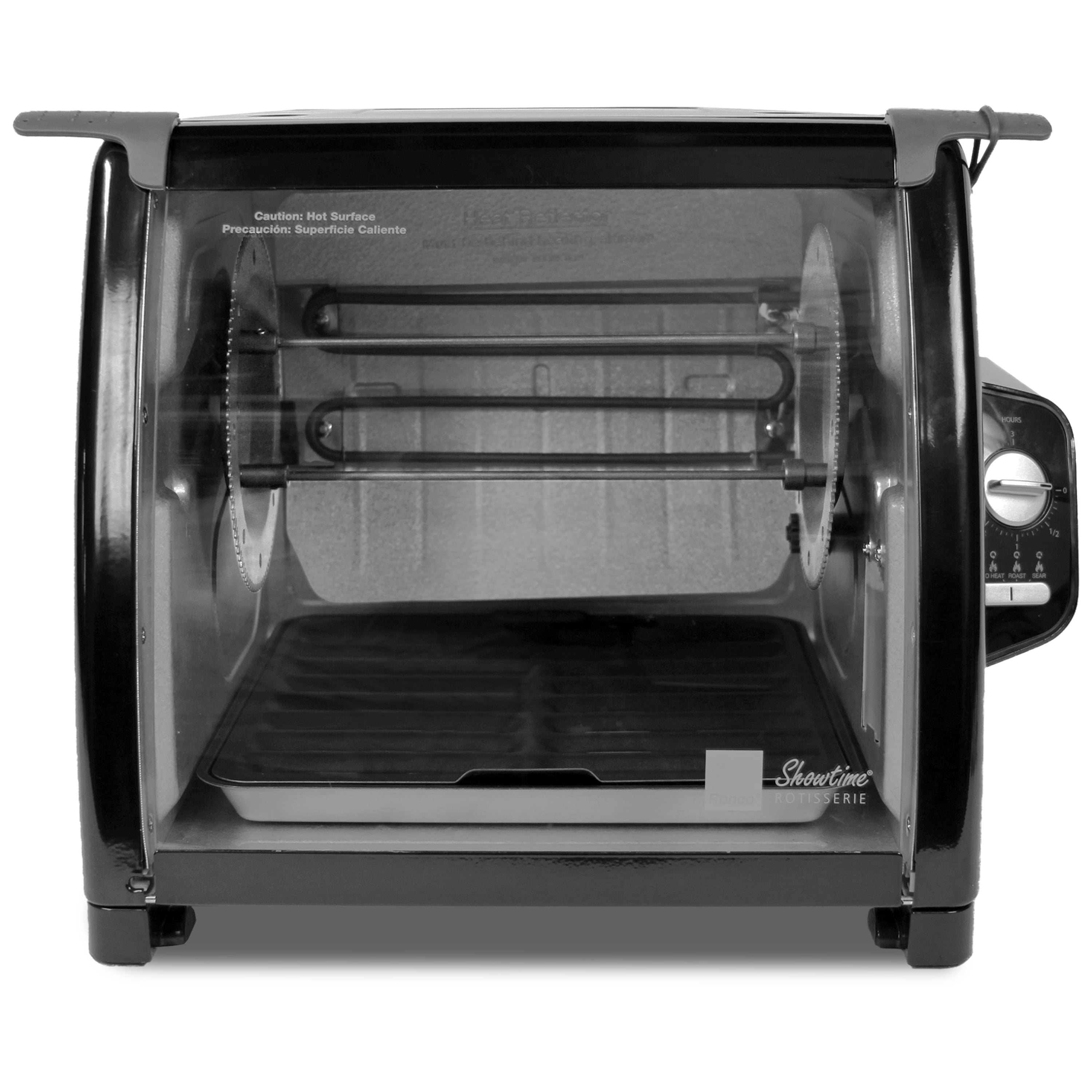 Ronco ST5500SBLK Series Rotisserie Oven, Countertop Rotisserie Oven, 3  Cooking Functions: Rotisserie, Sear and No Heat Rotation, 12-Pound  Capacity