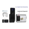 thumbnail image 3 of Door Lock, Waterproof Tuya Smart Door Lock Digital Password Double-sided Fingerprint Electronic Rim Lock For Outdoor Iron Gate Door ,Easy to Install, 3 of 8