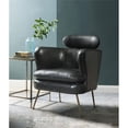 thumbnail image 5 of Bowery Hill Faux Leather Upholstery Accent Chair in Dark Gray, 5 of 7