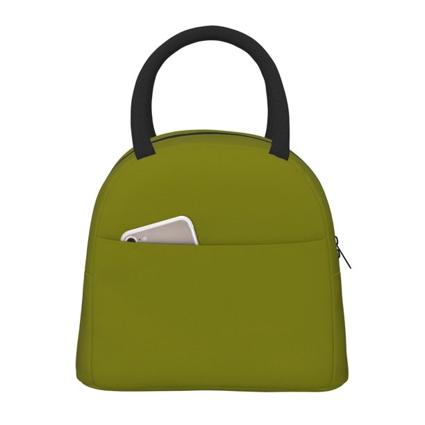 Disketp Olive Bolsa Térmica para Almuerzo, Lonchera con Abertura Amplia y Gran Capacidad, Organizador Reutilizable para Mujeres, Hombres y Adultos