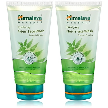 Himalaya Herbals Purifying Neem Face Wash, 2x150ml (Saver