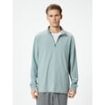 thumbnail image 3 of Half Zipper High Neck Sport Sweat, 3 of 6