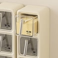 thumbnail image 4 of Mosiee Seasoning Box Spice Storage Organizer Jar Sugar Bowl Salt Shaker Wall Mounted, 4 of 9