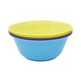 thumbnail image 1 of Mainstays Assorted Colour Plastic Bowl Set, 4pc, 1 of 6