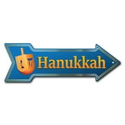 Hanukkah Arrow Sign Funny Home Décor 30" Wide