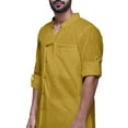 thumbnail image 2 of Atasi Designer Kurta Set For Boys Casual Solid Kurta Pajama Summer Clothing, 2 of 5