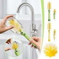 thumbnail image 1 of Juego de cepillos de silicona para biberones y tezones | Kit de limpieza portátil multifuncional | Diseño compacto | Material de silicona seguro | Limpieza eficiente | Incluye brochas de 2 tazas |, 1 of 7