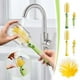 thumbnail image 1 of Set de Cepillos de Silicona para Botellas y Tetinas de Bebé | Kit de Limpieza Portátil con Cepillo Versátil para Tetinas | Silicona de Grado Alimenticio Libre de BPA | Diseño Compacto para Viajes, 1 of 9