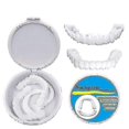 thumbnail image 2 of Dental Veneers False Teeth Set - Snap On Smile Dentures Tooth Cover, 2 of 3
