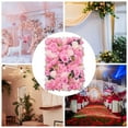 thumbnail image 3 of 12Pcs Artificial Flower Wall Panels Silk Wedding Backdrop Decor Party Home Floral Panels, 3 of 12