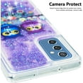 thumbnail image 5 of Glitter Case for Samsung Galaxy A15 5G, Galaxy A15 5G Liquid Case Cute Pink Moving Liquid Floating Sparkle for Girls Women Clear Soft TPU Protective Cover for Samsung Galaxy A15 5G Couple Owls, 5 of 10