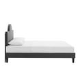 thumbnail image 4 of Modway Soleil Performance Velvet Twin Bed in Charcoal, 4 of 10