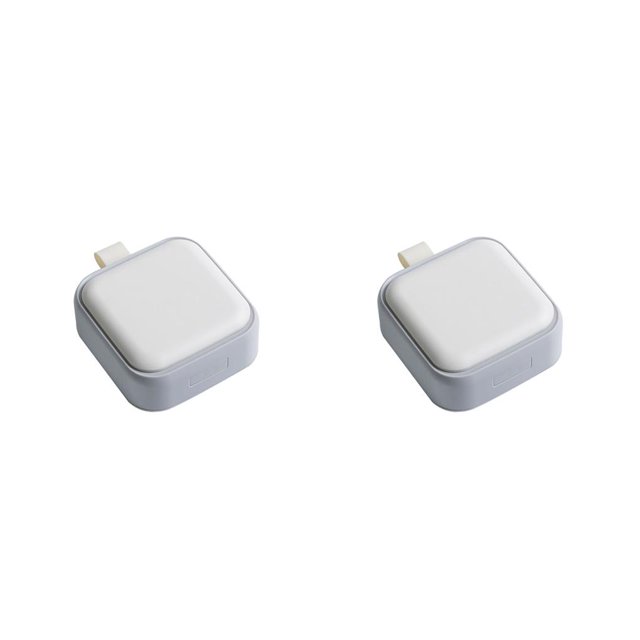 Moyic Pastillero de 4 rejillas, estuche de almacenamiento para tableta, organizador divisor de viaje portátil, contenedor de pastillas, blanco Blanco 2piezas Moyic CBP170078