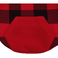 thumbnail image 5 of Plaid Dog Hoodie Pet Clothes Sweaters with Hat，Red，X-Large (Pack of 1), 5 of 7