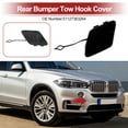thumbnail image 2 of Tapa del gancho de remolque del parachoques del automóvil Unique Bargains Tapa del gancho No.51127363264 para BMW 428i 2014-2016 Plástico negro 1 Pcs Duradera, 2 of 7