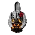 thumbnail image 2 of Sudadera con capucha de otoño para hombre, ropa Y2k, sudadera con capucha, sudaderas con cremallera, sudadera con estampado genial de espantapájaros para hombre, ropa, sudaderas para hombre, 2 of 5