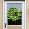 thumbnail image 5 of 18" Lemon Wreath for Front Door - Farmhouse Spring Summer Wreath with Lemons, Berries & Eucalyptus - Indoor/Outdoor Wedding Kitchen Wall Decor, 5 of 8