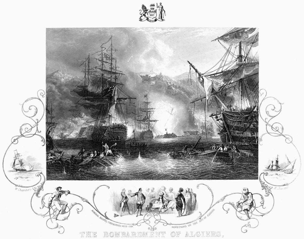 Bombardment Of Algiers Nthe Bombardment Of Algiers 1816 In Which An