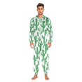 thumbnail image 3 of FORMRS Onesies Pajama for Adults Unisex Hoodie Winter Jumpsuit One Piece Sleepwear, Sizes S-2XL, Cactus Pattern, 3 of 7