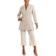thumbnail image 2 of Abrigo de invierno para mujer con solapa muesca INSPIRE CHIC S color albaricoque, 2 of 6