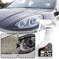 thumbnail image 2 of 180ml Headlight Restoration Polish Kit - No Sanding Anti-Yellowing Cleaner for Foggy Scratched Plastic Lens & 1SETS, 2 of 5