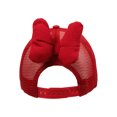 thumbnail image 4 of Minnie Mouse Girls Baseball Cap with Bow, Red, One Size Fits Most, 4 of 4
