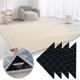 thumbnail image 1 of Xihbxyly Oferta de Hoy 4 Pegatinas para Alfombras, No Dejan Marcas, Espuma Negra, Abrazadera para Alfombras Extraíble, Pegatina de Fijación para Alfombras, 1 of 7