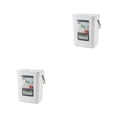 thumbnail image 1 of Yuarrent Botes de basura para el hogar con ranura de almacenamiento conveniente y resistente para colgar, tipo colgante, triturador de basura blanco 3L 2Conjunto, 1 of 6