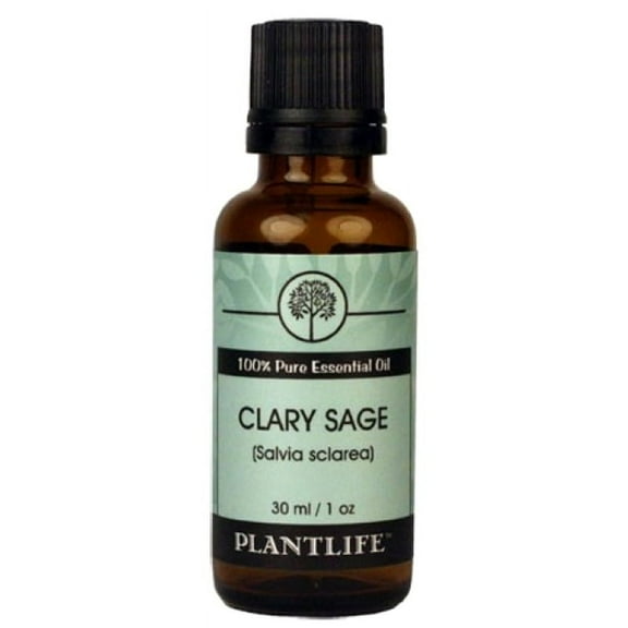 Plantlife Clary Sage Aromatherapy Essential Oil - Straight from The Plant 100% Pure Therapeutic Grade - No Additives or Fillers - 30 ml