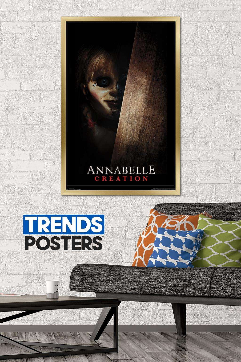 Annabelle - Peek Wall Poster, 22.375" x 34", Framed