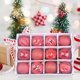thumbnail image 5 of Adornos de bolas navideñas 12X Adornos de bolas navideñas irregulares Juego de bolas irregulares de lujo en caja de presentación para árbol de Navidad, 5 of 5