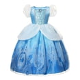 thumbnail image 1 of Disney vestido de princesa Rapunzel para niños, conjunto de disfraces enredados, ropa de fantasía para fiesta de cumpleaños, Carnaval y Halloween, 1 of 4