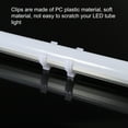 thumbnail image 5 of Uxcell Fluorescent Tube Light Fixture Lamp Bracket Holder U Clip White 10 Pack, 5 of 5