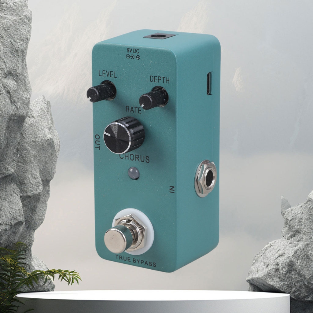 Classical Choruses Guitar Effect Pedal for Electric Guitar Bass True Bypass Guitar Choruses Pedal Analog Choruses Effect