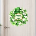 thumbnail image 5 of Cinvoph Wall Stickers St Patrick's Day Irish Shamrock Removable Window Clings Decals Decor Bedroom Living Room Spring Holiday Decoration 12", 5 of 8
