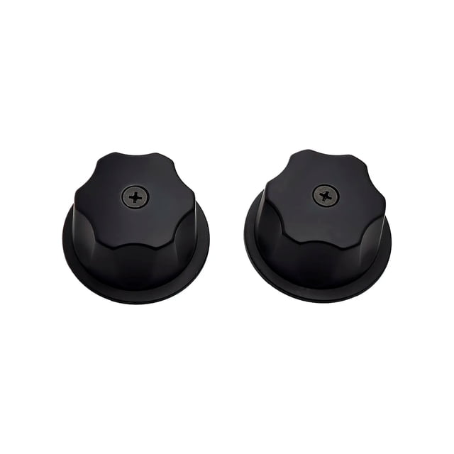 Manerales Para Regadera Moderno Negro Queen Standar 2 Pz