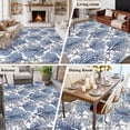 thumbnail image 5 of 6'x9' Area Rugs, Navy Blue Coral Coastal Indoor Outdoor Area Rug for Living Room Bedroom, Summer Beach Starfish Nautical Washable Bathroom Rugs Kitchen Floor Carpet Mats Home Decor Aesthetic, 5 of 8
