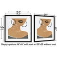 thumbnail image 6 of ELSKER&HOME 20x20 Picture Frame Black Set of 3, 20x20 Frames without Mat or 16x16 with Mat 3 Pack, Photo Frame Wall Mounting, 6 of 7