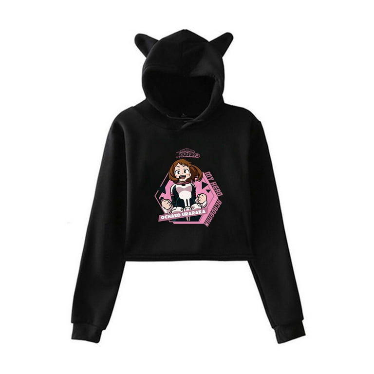Taicanon My Hero Academia Lady Cat Ear Hoodie Sweater Long Sleeve