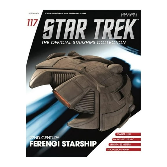 Eaglemoss Star Trek Starships 22nd Century Ferengi Ship Magazine