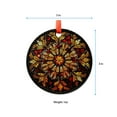 thumbnail image 5 of Autumn Leaves Mandala Ornament Suncatcher, Fall Window Hanging Panel, Gothic Floral Rose Window Style, Harvest Glass Art Decor, 2025, Holiday 2025, Holiday Decoration, Seasonal, 5 of 5