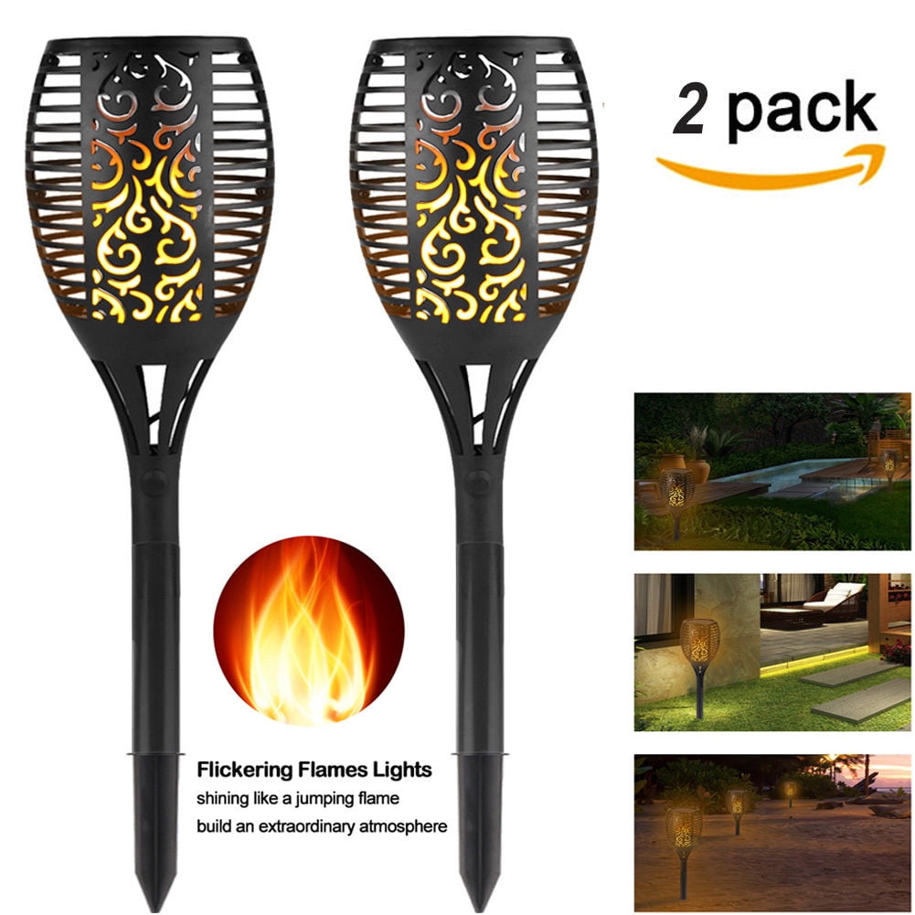 Cinoton Solar Path Torches Lights Dancing Flame Lighting 96 Led Dusk Cinoton Solar Path Torches Lights Dancing Flame Lighting 96 Led Dusk To Dawn Flickering Tiki Outdoor Waterproof Com