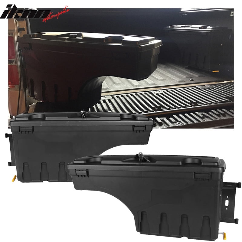 Ikon Motorsports Compatible with 1519 Ford F150 ABS Truck Bed Storage